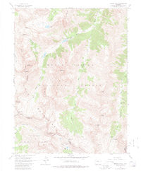 Maroon Bells Colorado Historical topographic map, 1:24000 scale, 7.5 X 7.5 Minute, Year 1960