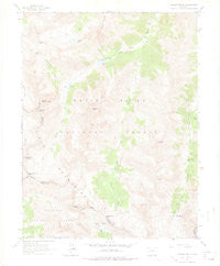 Maroon Bells Colorado Historical topographic map, 1:24000 scale, 7.5 X 7.5 Minute, Year 1960
