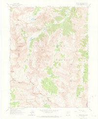 Maroon Bells Colorado Historical topographic map, 1:24000 scale, 7.5 X 7.5 Minute, Year 1960