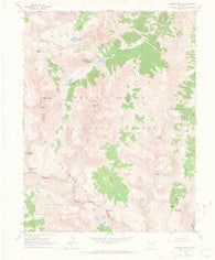 Maroon Bells Colorado Historical topographic map, 1:24000 scale, 7.5 X 7.5 Minute, Year 1960