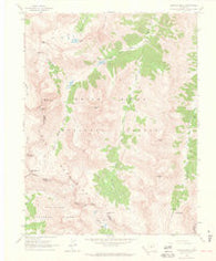 Maroon Bells Colorado Historical topographic map, 1:24000 scale, 7.5 X 7.5 Minute, Year 1960