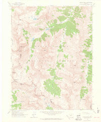 Maroon Bells Colorado Historical topographic map, 1:24000 scale, 7.5 X 7.5 Minute, Year 1960