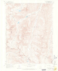 Maroon Bells Colorado Historical topographic map, 1:24000 scale, 7.5 X 7.5 Minute, Year 1960