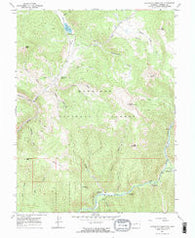 Matchless Mountain Colorado Historical topographic map, 1:24000 scale, 7.5 X 7.5 Minute, Year 1967