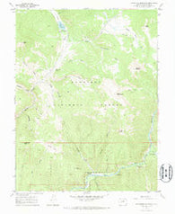 Matchless Mountain Colorado Historical topographic map, 1:24000 scale, 7.5 X 7.5 Minute, Year 1967