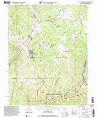 Matchless Mountain Colorado Historical topographic map, 1:24000 scale, 7.5 X 7.5 Minute, Year 2001