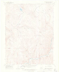 Matchless Mountain Colorado Historical topographic map, 1:24000 scale, 7.5 X 7.5 Minute, Year 1967