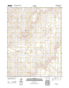 Matheson Colorado Historical topographic map, 1:24000 scale, 7.5 X 7.5 Minute, Year 2013