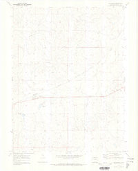 Matheson Colorado Historical topographic map, 1:24000 scale, 7.5 X 7.5 Minute, Year 1970