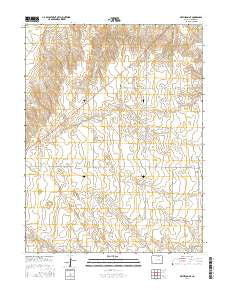 Matheson NE Colorado Current topographic map, 1:24000 scale, 7.5 X 7.5 Minute, Year 2016