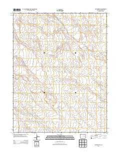 Matheson SE Colorado Historical topographic map, 1:24000 scale, 7.5 X 7.5 Minute, Year 2013