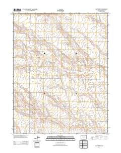 Matheson SW Colorado Historical topographic map, 1:24000 scale, 7.5 X 7.5 Minute, Year 2013