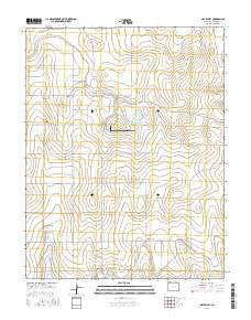 May Valley Colorado Current topographic map, 1:24000 scale, 7.5 X 7.5 Minute, Year 2016