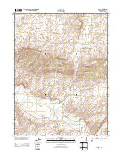 Maybell Colorado Historical topographic map, 1:24000 scale, 7.5 X 7.5 Minute, Year 2013