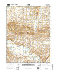 Maybell Colorado Current topographic map, 1:24000 scale, 7.5 X 7.5 Minute, Year 2016