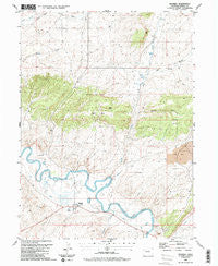 Maybell Colorado Historical topographic map, 1:24000 scale, 7.5 X 7.5 Minute, Year 1986