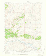 Maybell Colorado Historical topographic map, 1:62500 scale, 15 X 15 Minute, Year 1958