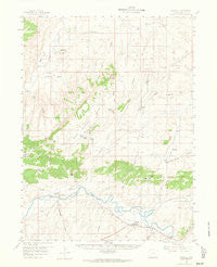 Maybell Colorado Historical topographic map, 1:62500 scale, 15 X 15 Minute, Year 1958