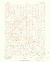 Maybell Colorado Historical topographic map, 1:62500 scale, 15 X 15 Minute, Year 1958