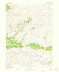 Maybell Colorado Historical topographic map, 1:62500 scale, 15 X 15 Minute, Year 1958