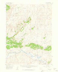 Maybell Colorado Historical topographic map, 1:62500 scale, 15 X 15 Minute, Year 1958