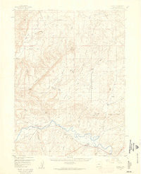 Maybell Colorado Historical topographic map, 1:62500 scale, 15 X 15 Minute, Year 1958