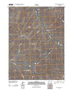 Mayberry Spring Colorado Historical topographic map, 1:24000 scale, 7.5 X 7.5 Minute, Year 2010