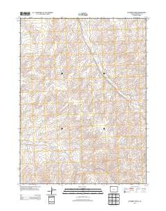 Mayberry Spring Colorado Historical topographic map, 1:24000 scale, 7.5 X 7.5 Minute, Year 2013