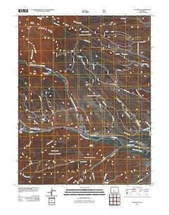 Maysville Colorado Historical topographic map, 1:24000 scale, 7.5 X 7.5 Minute, Year 2011