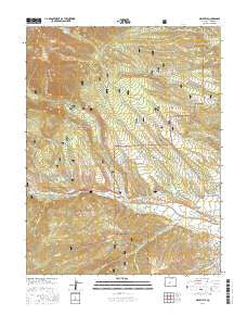 Maysville Colorado Current topographic map, 1:24000 scale, 7.5 X 7.5 Minute, Year 2016