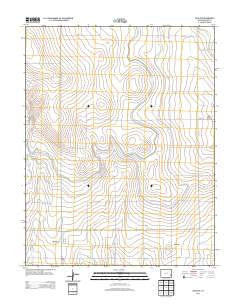 McClave Colorado Historical topographic map, 1:24000 scale, 7.5 X 7.5 Minute, Year 2013