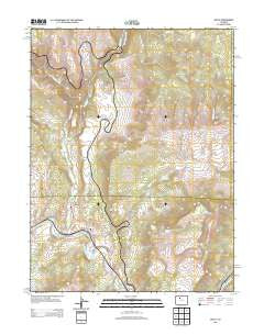 McCoy Colorado Historical topographic map, 1:24000 scale, 7.5 X 7.5 Minute, Year 2013