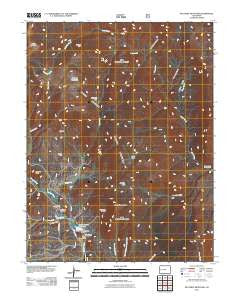 McCurdy Mountain Colorado Historical topographic map, 1:24000 scale, 7.5 X 7.5 Minute, Year 2011