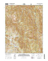 McCurdy Mountain Colorado Current topographic map, 1:24000 scale, 7.5 X 7.5 Minute, Year 2016