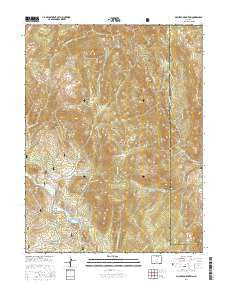 McCurdy Mountain Colorado Current topographic map, 1:24000 scale, 7.5 X 7.5 Minute, Year 2016