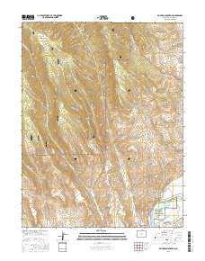 McIntosh Mountain Colorado Current topographic map, 1:24000 scale, 7.5 X 7.5 Minute, Year 2016