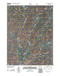 McInturf Mesa Colorado Historical topographic map, 1:24000 scale, 7.5 X 7.5 Minute, Year 2011