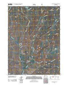 McInturf Mesa Colorado Historical topographic map, 1:24000 scale, 7.5 X 7.5 Minute, Year 2011