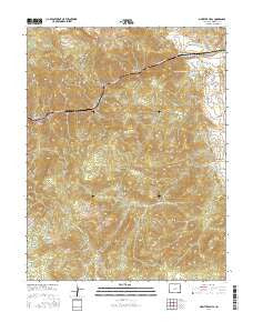 McIntyre Hills Colorado Current topographic map, 1:24000 scale, 7.5 X 7.5 Minute, Year 2016