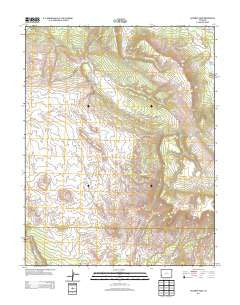 McKenna Peak Colorado Historical topographic map, 1:24000 scale, 7.5 X 7.5 Minute, Year 2013