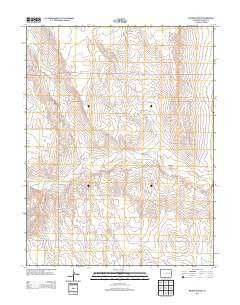 McKenzie Draw Colorado Historical topographic map, 1:24000 scale, 7.5 X 7.5 Minute, Year 2013