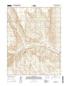 McKenzie Draw Colorado Current topographic map, 1:24000 scale, 7.5 X 7.5 Minute, Year 2016