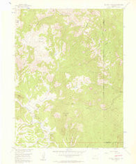 Mc Curdy Mountain Colorado Historical topographic map, 1:24000 scale, 7.5 X 7.5 Minute, Year 1956