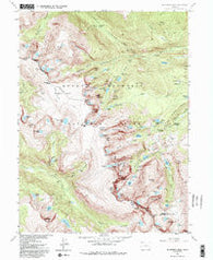 Mc Henrys Peak Colorado Historical topographic map, 1:24000 scale, 7.5 X 7.5 Minute, Year 1957