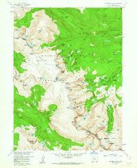 Mc Henrys Peak Colorado Historical topographic map, 1:24000 scale, 7.5 X 7.5 Minute, Year 1957