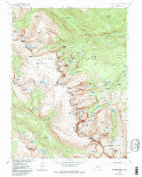 Mc Henrys Peak Colorado Historical topographic map, 1:24000 scale, 7.5 X 7.5 Minute, Year 1957