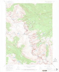 Mc Henrys Peak Colorado Historical topographic map, 1:24000 scale, 7.5 X 7.5 Minute, Year 1957