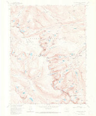 Mc Henrys Peak Colorado Historical topographic map, 1:24000 scale, 7.5 X 7.5 Minute, Year 1957