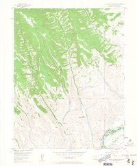 Mc Intosh Mountain Colorado Historical topographic map, 1:24000 scale, 7.5 X 7.5 Minute, Year 1954