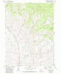 Mc Inturf Mesa Colorado Historical topographic map, 1:24000 scale, 7.5 X 7.5 Minute, Year 1971